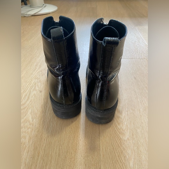 Black zip up boots with pearls size 38 - Picture 4 of 6